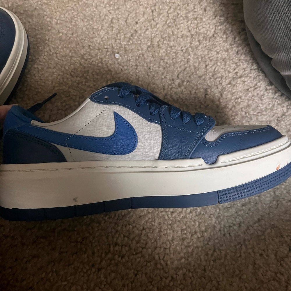 Nike Blue and White Sneakers
